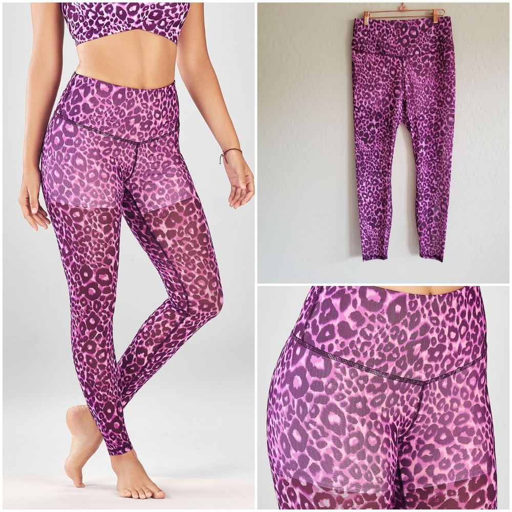 ⭐4/$20 Fabletics‎ Purelux Mesh Leggings Medium